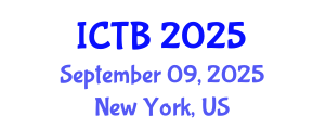 International Conference on Taxonomy and Biodiversity (ICTB) September 09, 2025 - New York, United States