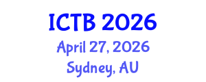 International Conference on Taxonomy and Biodiversity (ICTB) April 27, 2026 - Sydney, Australia International Conference on Taxonomy and Biodiversity (ICTB) April 27, 2026 - Sydney, Australia