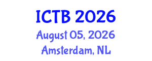 International Conference on Taxonomy and Biodiversity (ICTB) August 05, 2026 - Amsterdam, Netherlands International Conference on Taxonomy and Biodiversity (ICTB) August 05, 2026 - Amsterdam, Netherlands