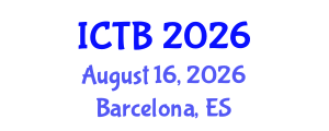 International Conference on Taxonomy and Biodiversity (ICTB) August 16, 2026 - Barcelona, Spain International Conference on Taxonomy and Biodiversity (ICTB) August 16, 2026 - Barcelona, Spain