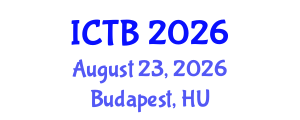 International Conference on Taxonomy and Biodiversity (ICTB) August 23, 2026 - Budapest, Hungary International Conference on Taxonomy and Biodiversity (ICTB) August 23, 2026 - Budapest, Hungary