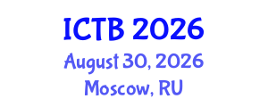 International Conference on Taxonomy and Biodiversity (ICTB) August 30, 2026 - Moscow, Russia International Conference on Taxonomy and Biodiversity (ICTB) August 30, 2026 - Moscow, Russia