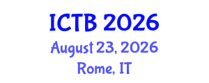 International Conference on Taxonomy and Biodiversity (ICTB) August 23, 2026 - Rome, Italy