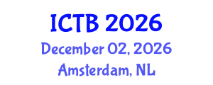 International Conference on Taxonomy and Biodiversity (ICTB) December 02, 2026 - Amsterdam, Netherlands International Conference on Taxonomy and Biodiversity (ICTB) December 02, 2026 - Amsterdam, Netherlands