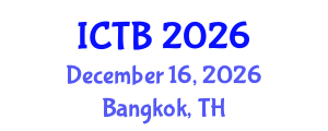 International Conference on Taxonomy and Biodiversity (ICTB) December 16, 2026 - Bangkok, Thailand