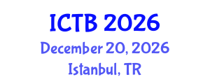 International Conference on Taxonomy and Biodiversity (ICTB) December 20, 2026 - Istanbul, Turkey International Conference on Taxonomy and Biodiversity (ICTB) December 20, 2026 - Istanbul, Turkey