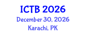 International Conference on Taxonomy and Biodiversity (ICTB) December 30, 2026 - Karachi, Pakistan International Conference on Taxonomy and Biodiversity (ICTB) December 30, 2026 - Karachi, Pakistan
