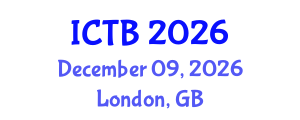 International Conference on Taxonomy and Biodiversity (ICTB) December 09, 2026 - London, United Kingdom International Conference on Taxonomy and Biodiversity (ICTB) December 09, 2026 - London, United Kingdom