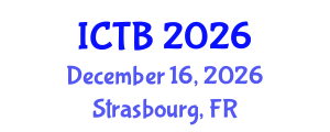 International Conference on Taxonomy and Biodiversity (ICTB) December 16, 2026 - Strasbourg, France International Conference on Taxonomy and Biodiversity (ICTB) December 16, 2026 - Strasbourg, France