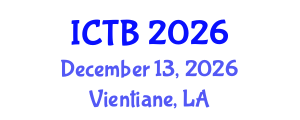 International Conference on Taxonomy and Biodiversity (ICTB) December 13, 2026 - Vientiane, Laos International Conference on Taxonomy and Biodiversity (ICTB) December 13, 2026 - Vientiane, Laos