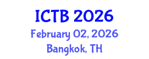International Conference on Taxonomy and Biodiversity (ICTB) February 02, 2026 - Bangkok, Thailand International Conference on Taxonomy and Biodiversity (ICTB) February 02, 2026 - Bangkok, Thailand