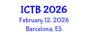 International Conference on Taxonomy and Biodiversity (ICTB) February 12, 2026 - Barcelona, Spain International Conference on Taxonomy and Biodiversity (ICTB) February 12, 2026 - Barcelona, Spain