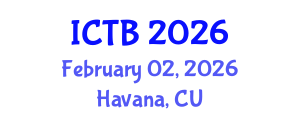 International Conference on Taxonomy and Biodiversity (ICTB) February 02, 2026 - Havana, Cuba International Conference on Taxonomy and Biodiversity (ICTB) February 02, 2026 - Havana, Cuba