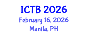 International Conference on Taxonomy and Biodiversity (ICTB) February 16, 2026 - Manila, Philippines International Conference on Taxonomy and Biodiversity (ICTB) February 16, 2026 - Manila, Philippines