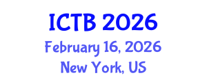 International Conference on Taxonomy and Biodiversity (ICTB) February 16, 2026 - New York, United States International Conference on Taxonomy and Biodiversity (ICTB) February 16, 2026 - New York, United States