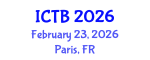 International Conference on Taxonomy and Biodiversity (ICTB) February 23, 2026 - Paris, France International Conference on Taxonomy and Biodiversity (ICTB) February 23, 2026 - Paris, France