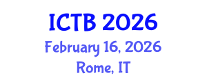 International Conference on Taxonomy and Biodiversity (ICTB) February 16, 2026 - Rome, Italy