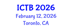 International Conference on Taxonomy and Biodiversity (ICTB) February 12, 2026 - Toronto, Canada International Conference on Taxonomy and Biodiversity (ICTB) February 12, 2026 - Toronto, Canada