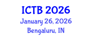 International Conference on Taxonomy and Biodiversity (ICTB) January 26, 2026 - Bengaluru, India International Conference on Taxonomy and Biodiversity (ICTB) January 26, 2026 - Bengaluru, India