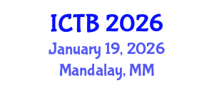 International Conference on Taxonomy and Biodiversity (ICTB) January 19, 2026 - Mandalay, Myanmar International Conference on Taxonomy and Biodiversity (ICTB) January 19, 2026 - Mandalay, Myanmar