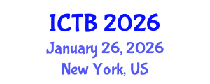 International Conference on Taxonomy and Biodiversity (ICTB) January 26, 2026 - New York, United States International Conference on Taxonomy and Biodiversity (ICTB) January 26, 2026 - New York, United States