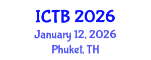 International Conference on Taxonomy and Biodiversity (ICTB) January 12, 2026 - Phuket, Thailand International Conference on Taxonomy and Biodiversity (ICTB) January 12, 2026 - Phuket, Thailand