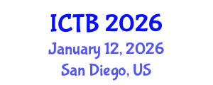 International Conference on Taxonomy and Biodiversity (ICTB) January 12, 2026 - San Diego, United States International Conference on Taxonomy and Biodiversity (ICTB) January 12, 2026 - San Diego, United States