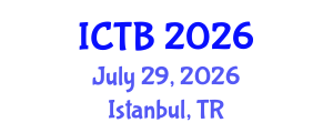 International Conference on Taxonomy and Biodiversity (ICTB) July 29, 2026 - Istanbul, Turkey International Conference on Taxonomy and Biodiversity (ICTB) July 29, 2026 - Istanbul, Turkey