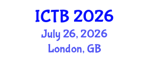 International Conference on Taxonomy and Biodiversity (ICTB) July 26, 2026 - London, United Kingdom International Conference on Taxonomy and Biodiversity (ICTB) July 26, 2026 - London, United Kingdom