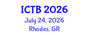 International Conference on Taxonomy and Biodiversity (ICTB) July 24, 2026 - Rhodes, Greece International Conference on Taxonomy and Biodiversity (ICTB) July 24, 2026 - Rhodes, Greece