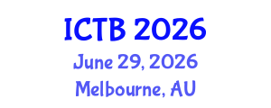 International Conference on Taxonomy and Biodiversity (ICTB) June 29, 2026 - Melbourne, Australia International Conference on Taxonomy and Biodiversity (ICTB) June 29, 2026 - Melbourne, Australia