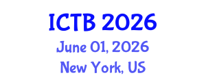 International Conference on Taxonomy and Biodiversity (ICTB) June 01, 2026 - New York, United States International Conference on Taxonomy and Biodiversity (ICTB) June 01, 2026 - New York, United States