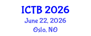 International Conference on Taxonomy and Biodiversity (ICTB) June 22, 2026 - Oslo, Norway International Conference on Taxonomy and Biodiversity (ICTB) June 22, 2026 - Oslo, Norway
