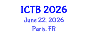 International Conference on Taxonomy and Biodiversity (ICTB) June 22, 2026 - Paris, France International Conference on Taxonomy and Biodiversity (ICTB) June 22, 2026 - Paris, France