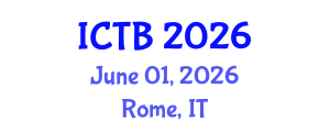 International Conference on Taxonomy and Biodiversity (ICTB) June 01, 2026 - Rome, Italy International Conference on Taxonomy and Biodiversity (ICTB) June 01, 2026 - Rome, Italy