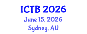 International Conference on Taxonomy and Biodiversity (ICTB) June 15, 2026 - Sydney, Australia International Conference on Taxonomy and Biodiversity (ICTB) June 15, 2026 - Sydney, Australia