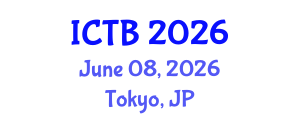 International Conference on Taxonomy and Biodiversity (ICTB) June 08, 2026 - Tokyo, Japan International Conference on Taxonomy and Biodiversity (ICTB) June 08, 2026 - Tokyo, Japan