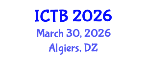 International Conference on Taxonomy and Biodiversity (ICTB) March 30, 2026 - Algiers, Algeria