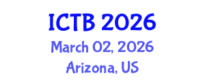 International Conference on Taxonomy and Biodiversity (ICTB) March 02, 2026 - Arizona, United States International Conference on Taxonomy and Biodiversity (ICTB) March 02, 2026 - Arizona, United States