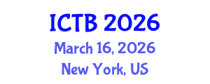 International Conference on Taxonomy and Biodiversity (ICTB) March 16, 2026 - New York, United States International Conference on Taxonomy and Biodiversity (ICTB) March 16, 2026 - New York, United States