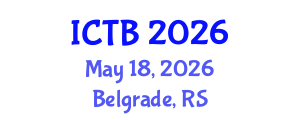 International Conference on Taxonomy and Biodiversity (ICTB) May 18, 2026 - Belgrade, Serbia International Conference on Taxonomy and Biodiversity (ICTB) May 18, 2026 - Belgrade, Serbia