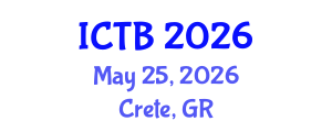 International Conference on Taxonomy and Biodiversity (ICTB) May 25, 2026 - Crete, Greece International Conference on Taxonomy and Biodiversity (ICTB) May 25, 2026 - Crete, Greece