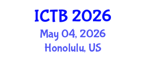 International Conference on Taxonomy and Biodiversity (ICTB) May 04, 2026 - Honolulu, United States International Conference on Taxonomy and Biodiversity (ICTB) May 04, 2026 - Honolulu, United States