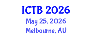 International Conference on Taxonomy and Biodiversity (ICTB) May 25, 2026 - Melbourne, Australia International Conference on Taxonomy and Biodiversity (ICTB) May 25, 2026 - Melbourne, Australia