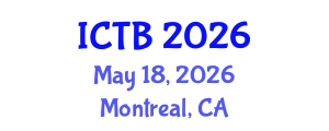 International Conference on Taxonomy and Biodiversity (ICTB) May 18, 2026 - Montreal, Canada International Conference on Taxonomy and Biodiversity (ICTB) May 18, 2026 - Montreal, Canada