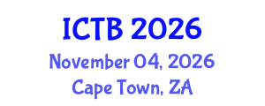 International Conference on Taxonomy and Biodiversity (ICTB) November 04, 2026 - Cape Town, South Africa International Conference on Taxonomy and Biodiversity (ICTB) November 04, 2026 - Cape Town, South Africa