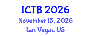 International Conference on Taxonomy and Biodiversity (ICTB) November 15, 2026 - Las Vegas, United States International Conference on Taxonomy and Biodiversity (ICTB) November 15, 2026 - Las Vegas, United States