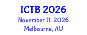 International Conference on Taxonomy and Biodiversity (ICTB) November 11, 2026 - Melbourne, Australia International Conference on Taxonomy and Biodiversity (ICTB) November 11, 2026 - Melbourne, Australia