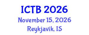 International Conference on Taxonomy and Biodiversity (ICTB) November 15, 2026 - Reykjavik, Iceland International Conference on Taxonomy and Biodiversity (ICTB) November 15, 2026 - Reykjavik, Iceland