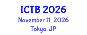 International Conference on Taxonomy and Biodiversity (ICTB) November 11, 2026 - Tokyo, Japan International Conference on Taxonomy and Biodiversity (ICTB) November 11, 2026 - Tokyo, Japan
